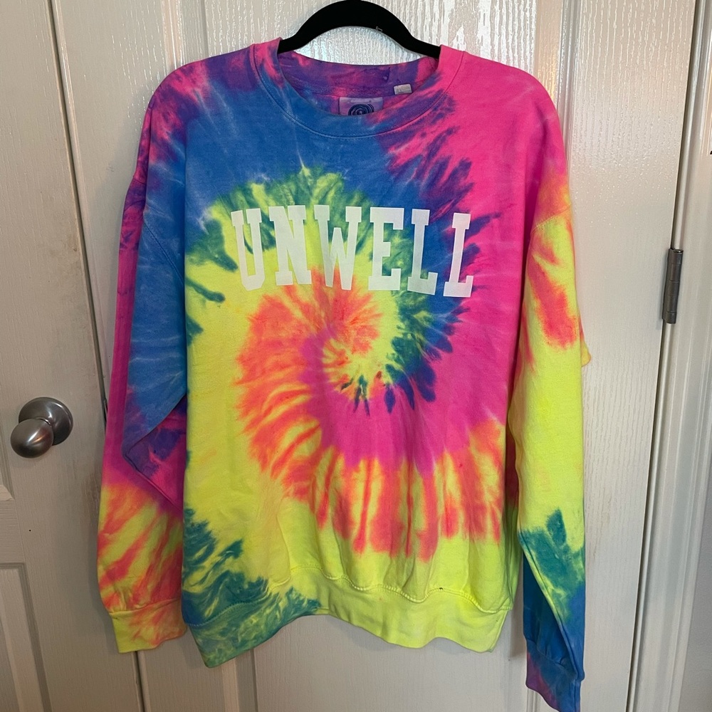 Call Her Daddy Unwell Tye Dye Crew L